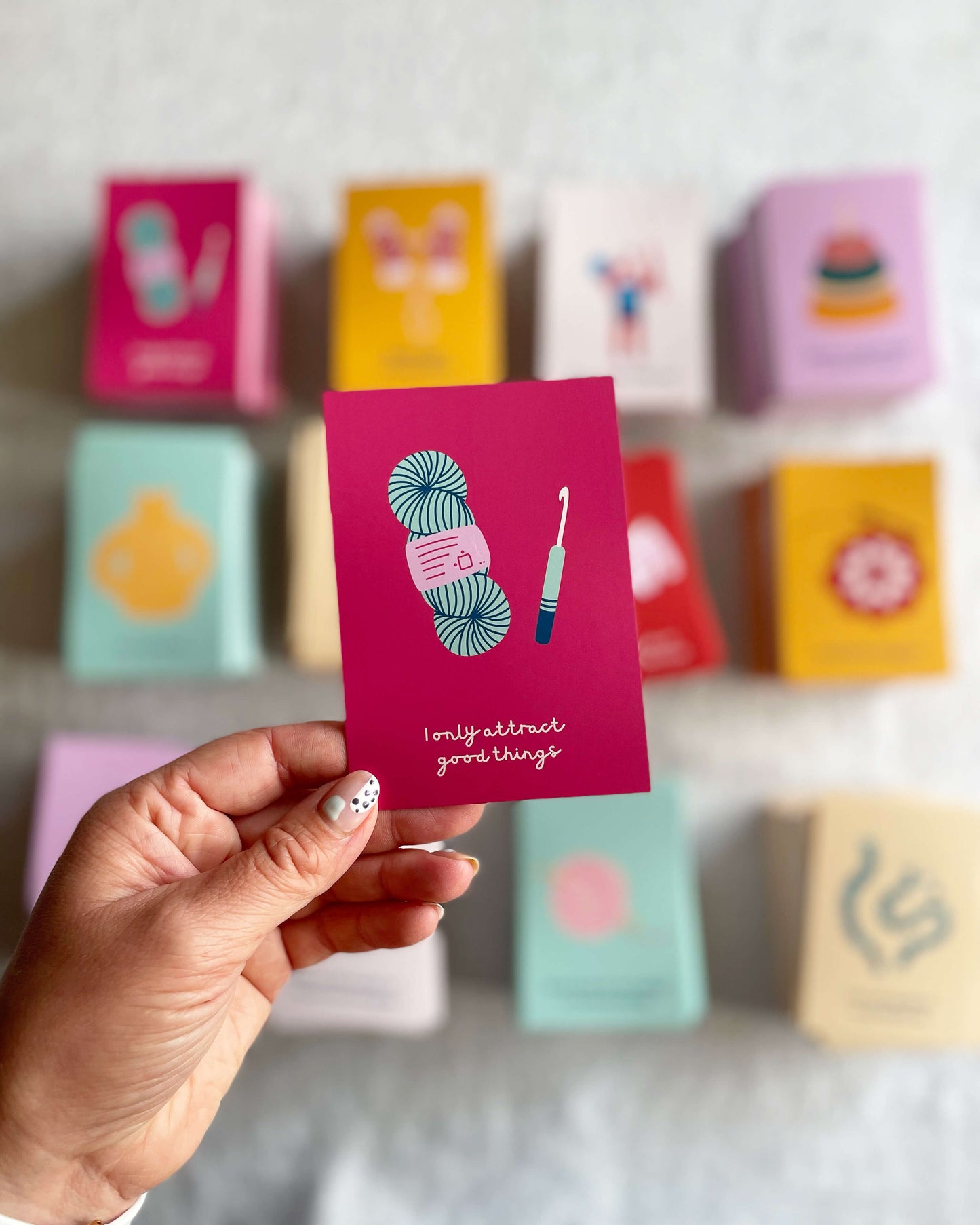 Positive Affirmation Cards - Yarn Edition!