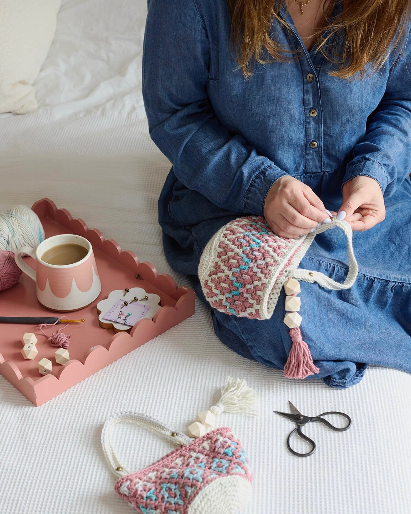 Ibiza Sunset Mosaic Crochet Kit or Pattern