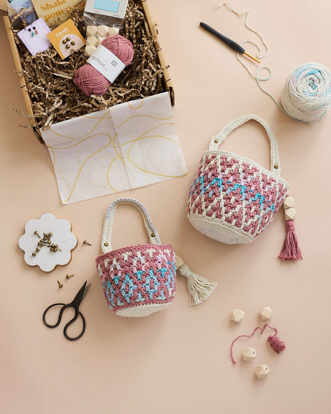 Ibiza Sunset Mosaic Crochet Kit or Pattern