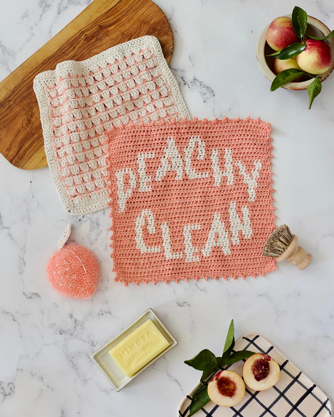 Peachy Clean Kit and Pattern