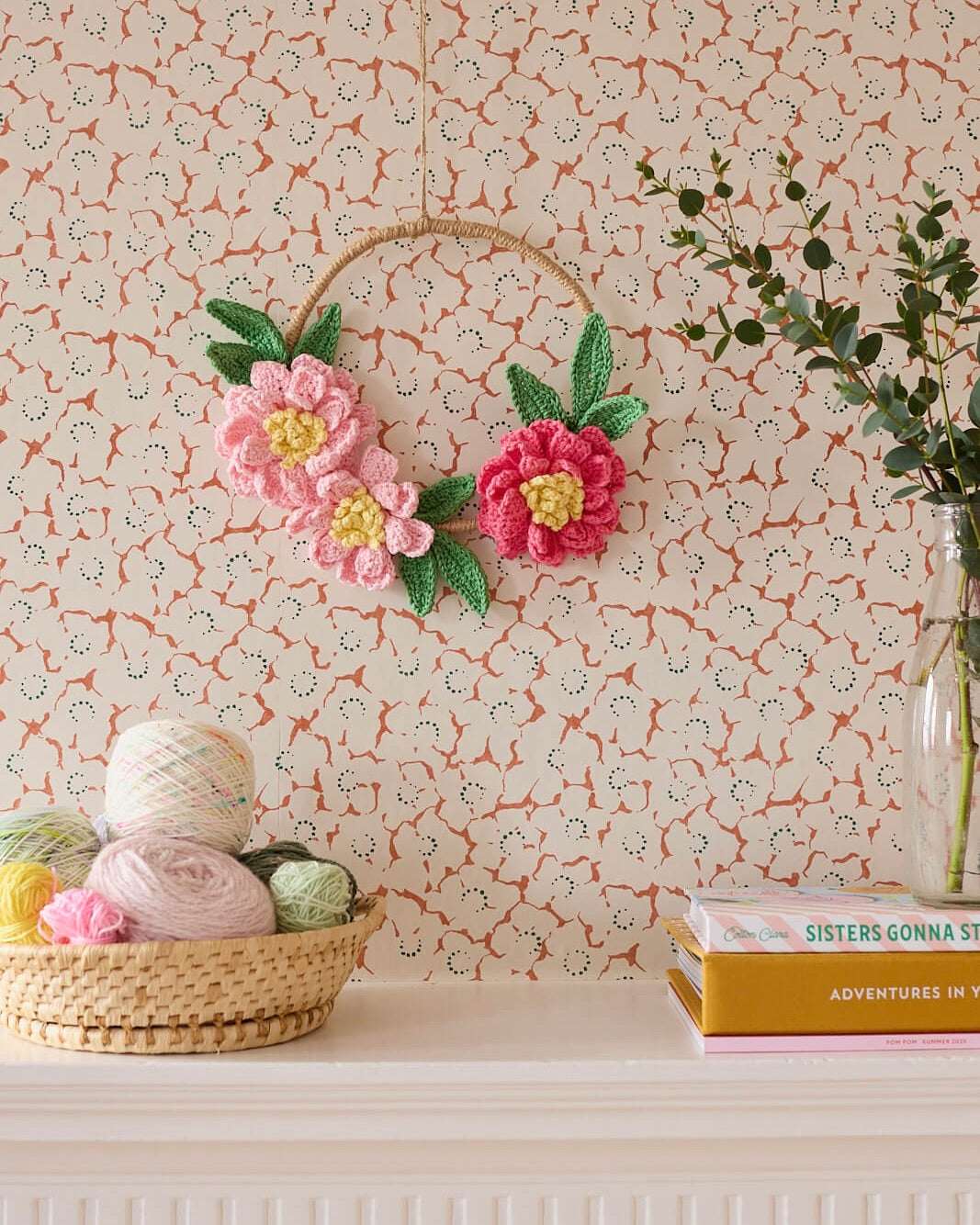 Peony Season Wreath Pattern