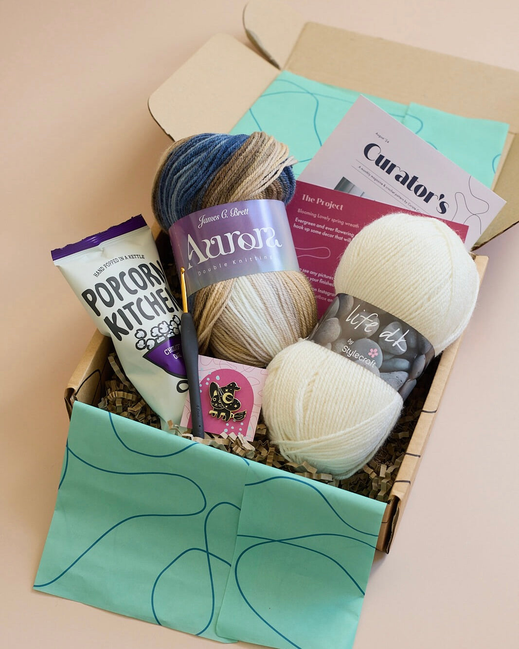 Discovery of Stitches Scarf Kit or Pattern