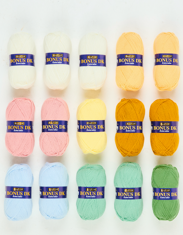 Blossom & Buds Blanket Yarn Pack, Free Pattern & Video