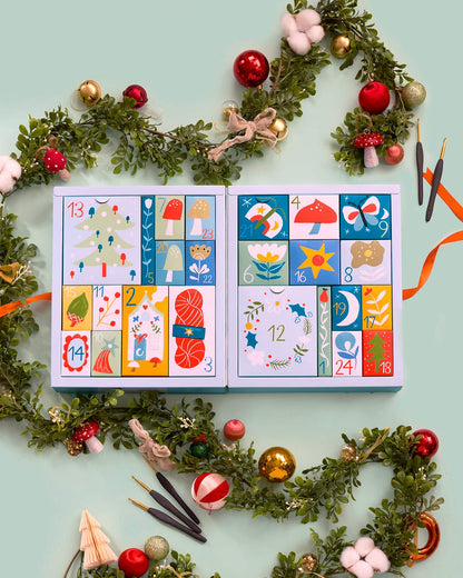 Coming Soon! The Curate Crochet Box Advent 2025