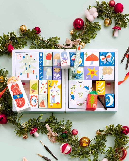 Coming Soon! The Curate Crochet Box Advent 2025