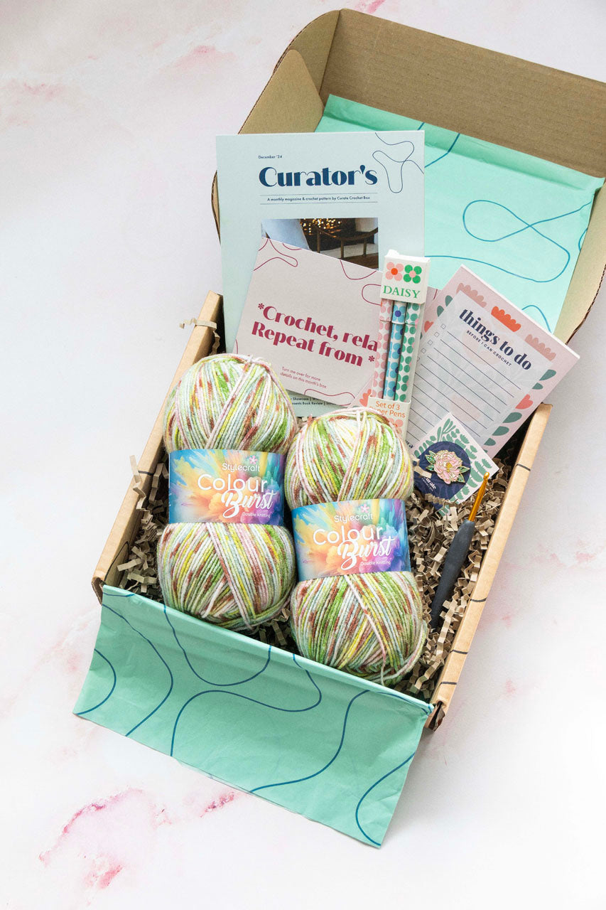 Bloom & Stitch Shawl Crochet Kit