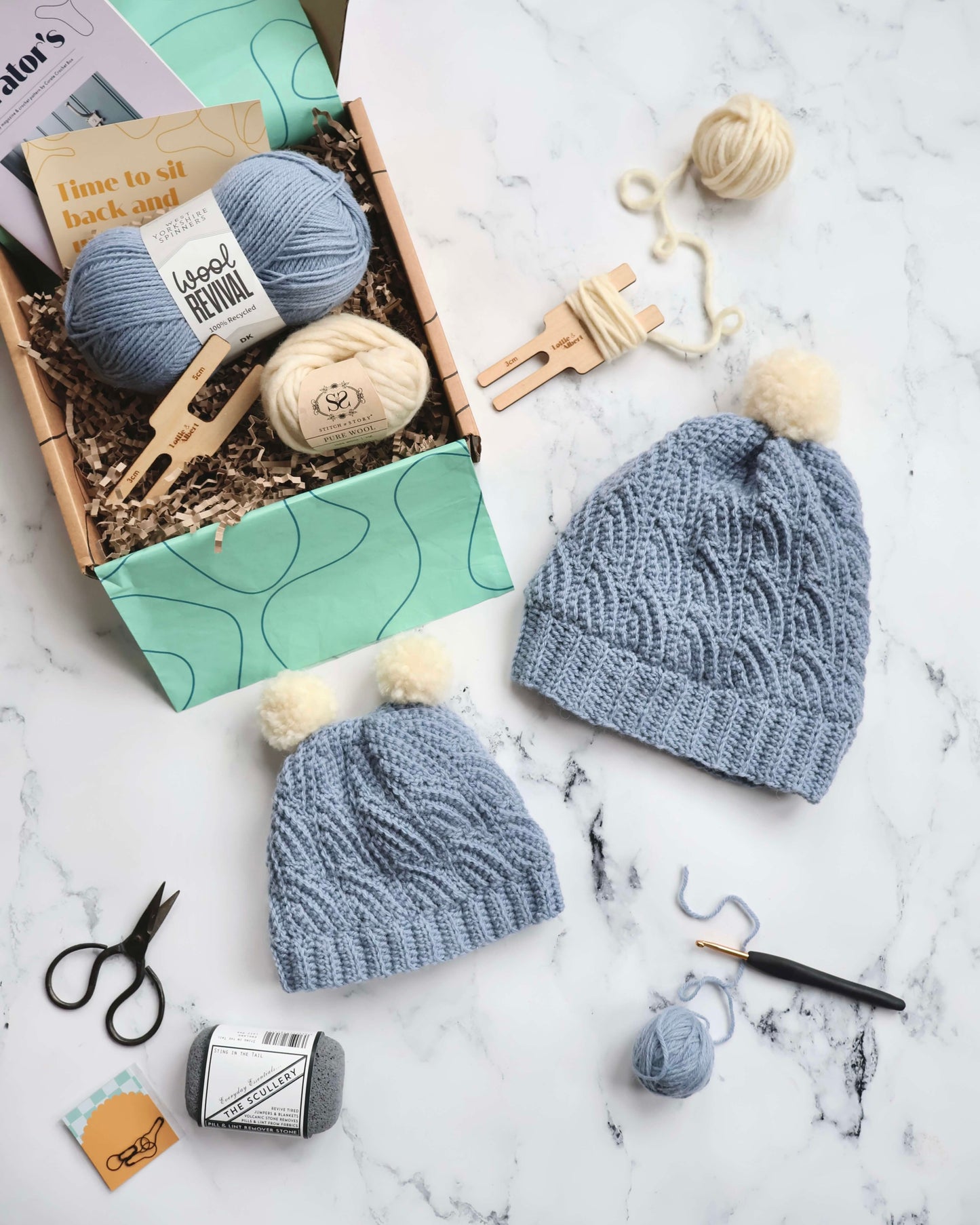 Flock and Valley Hat Crochet Kit
