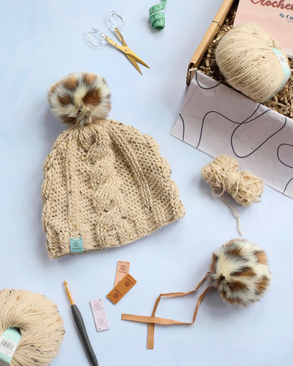 Alpine Cables Bobble Hat Kit