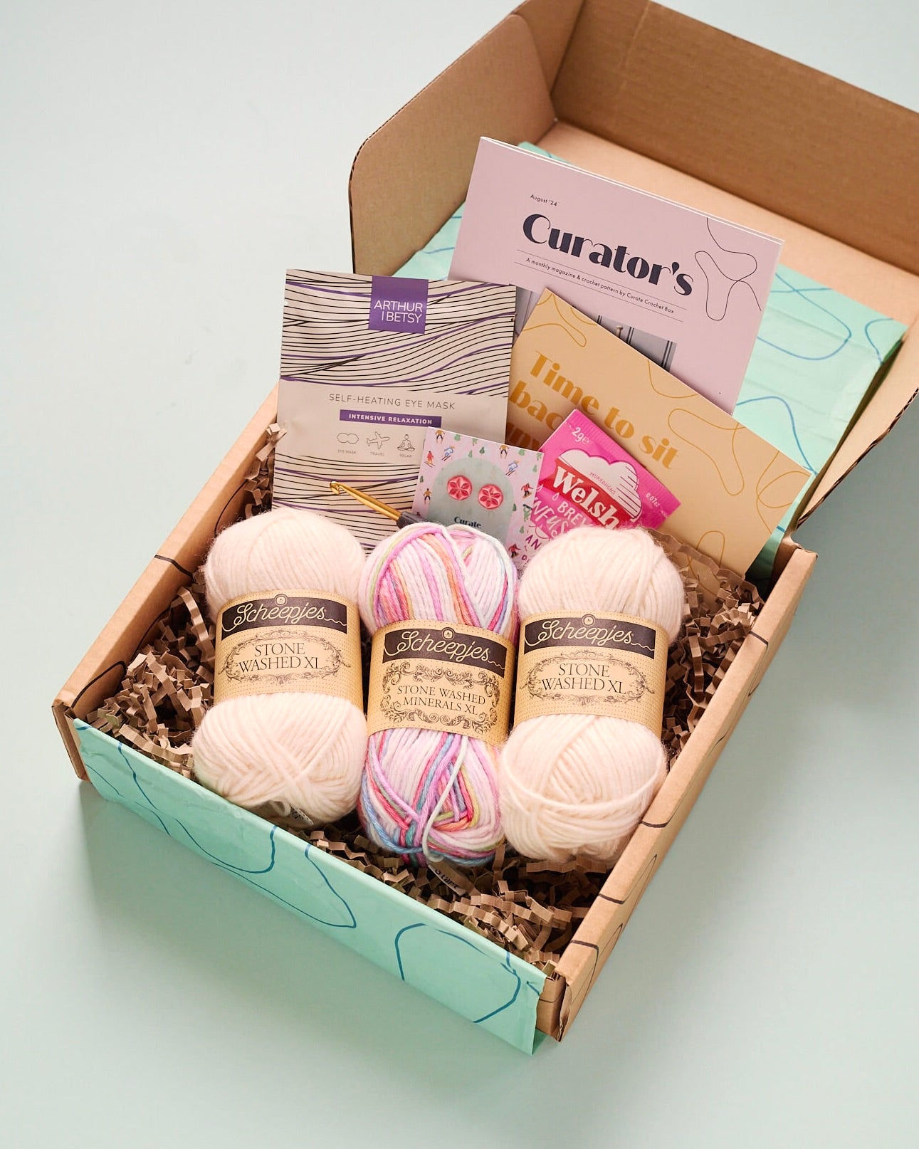 Winter Wellness Mittens Crochet Kit