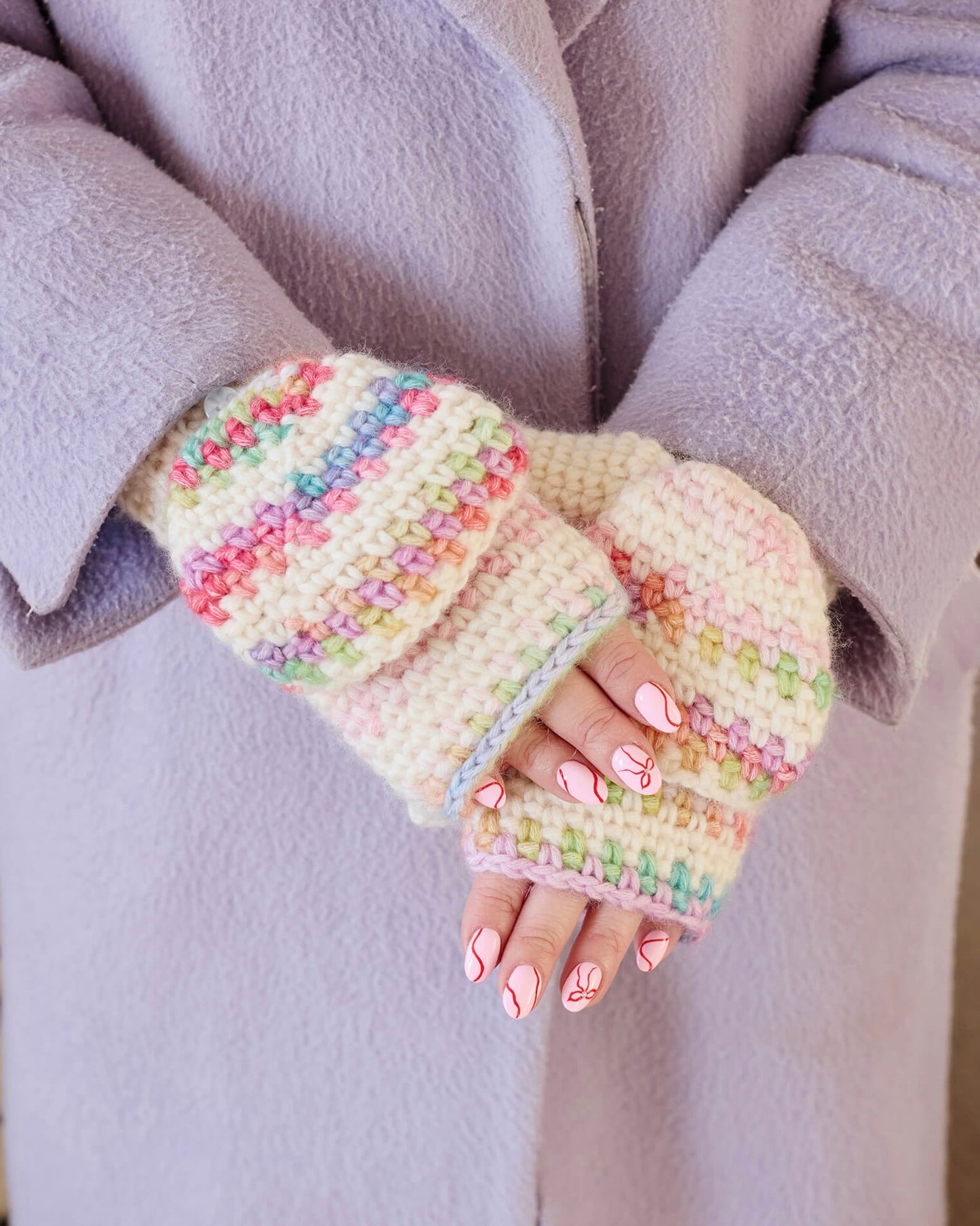 Winter Wellness Mittens Crochet Kit