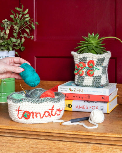 Pomodoro Baskets Crochet Kit