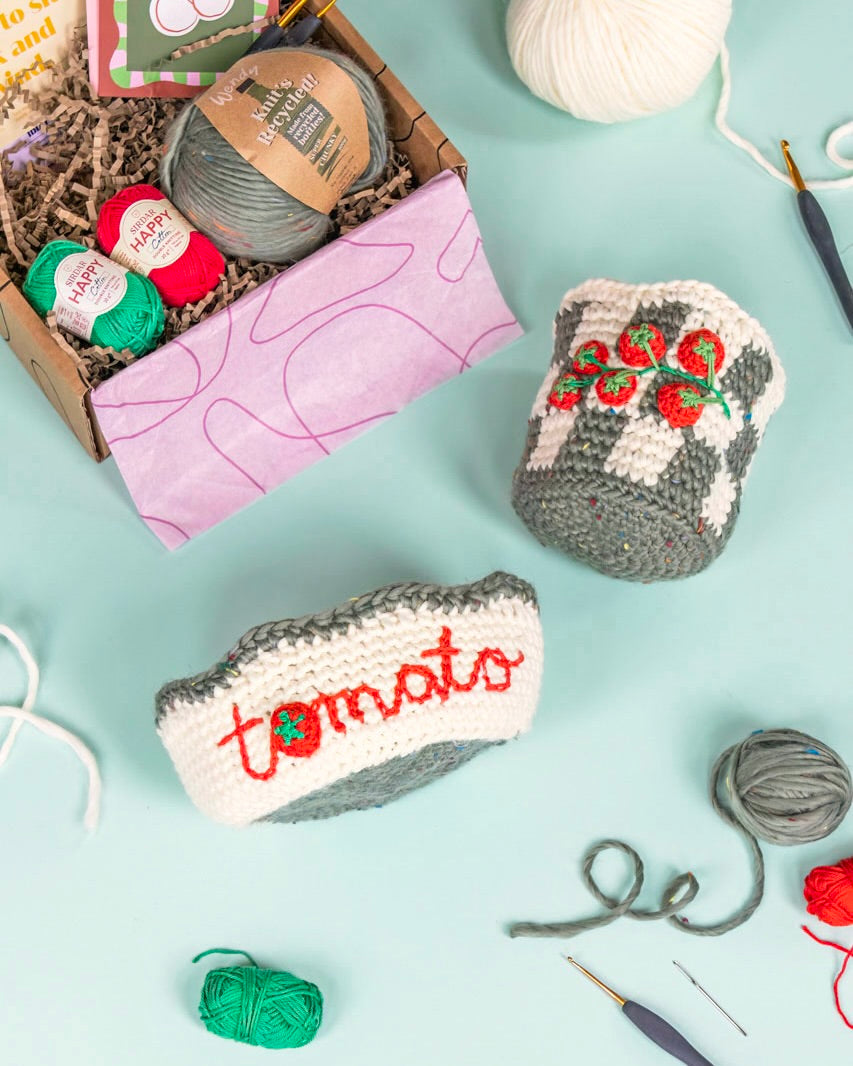 Pomodoro Baskets Crochet Kit
