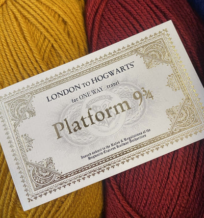 Journey to Hogwarts Crochet Along Yarn Pack