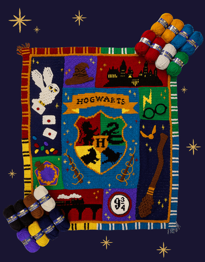 Journey to Hogwarts Crochet Along Yarn Pack