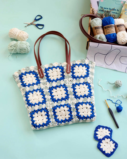 Lisboa Tiles Tote Crochet Kit