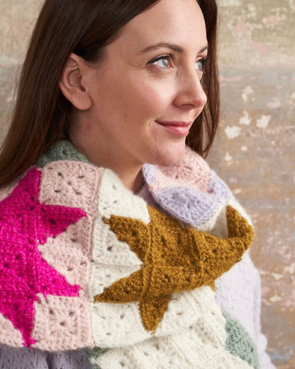 Patchwork Crochet Scarf Pattern