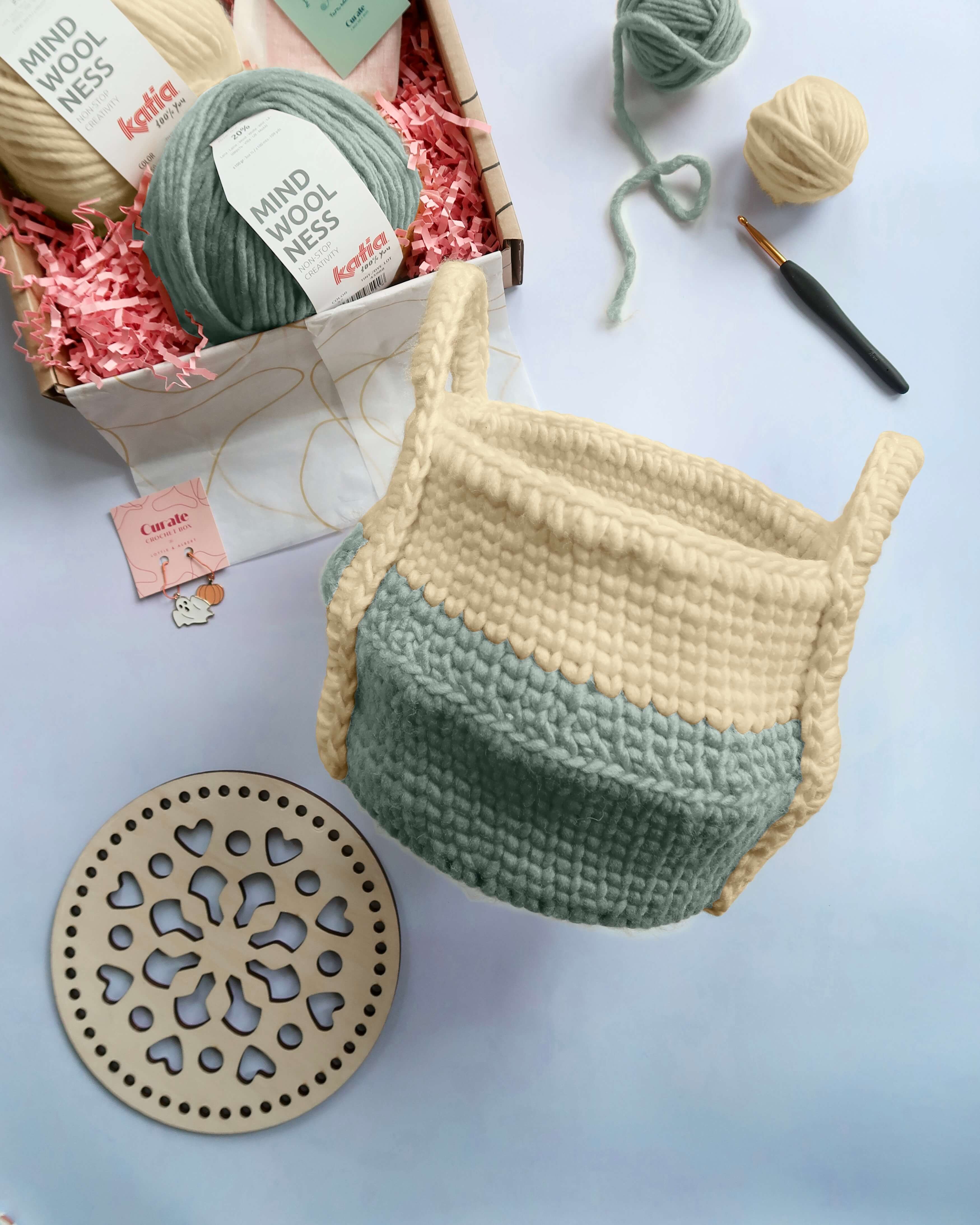 Curate Crochet Box - Monthly Subscription Crochet Kit | Lottie and