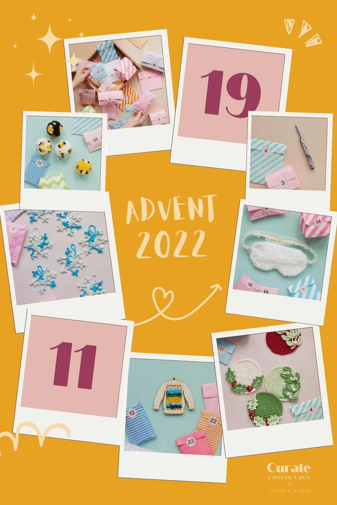 The Curate Crochet Box Advent 2025