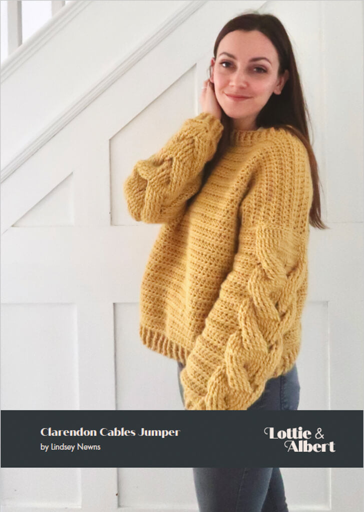 Crochet 2024 cable sweater