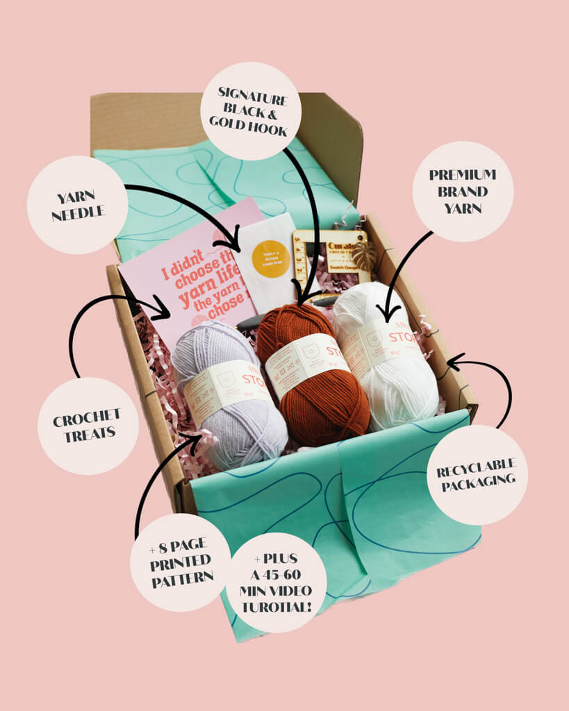 Hooks & Needles Knitting and Crochet Subscription Box
