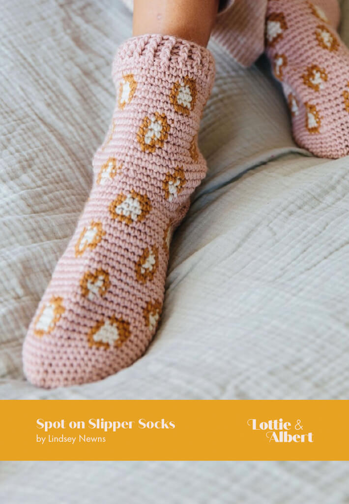 spot-on-slipper-socks-crochet-kit-curate-crochet-box-lottie-and-albert