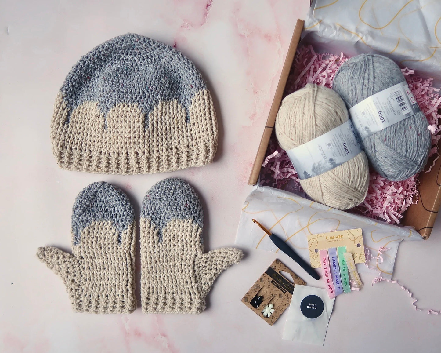 wintering-hat-and-mittens-crochet-kit-curate-crochet-box-lottie-and-albert